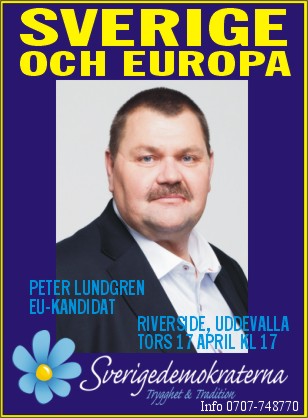 Peter Lundgren till Uddevalla 17 april
